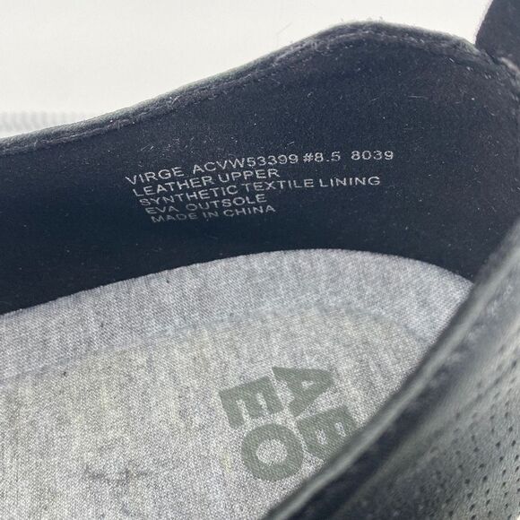 ABEO Virge Leather Comfort Slip -On Flats Breathable Black 8.5 New - Picture 8 of 11